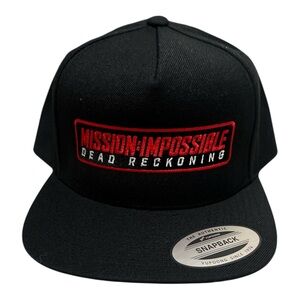 Mission Impossible Black Snapback Hat